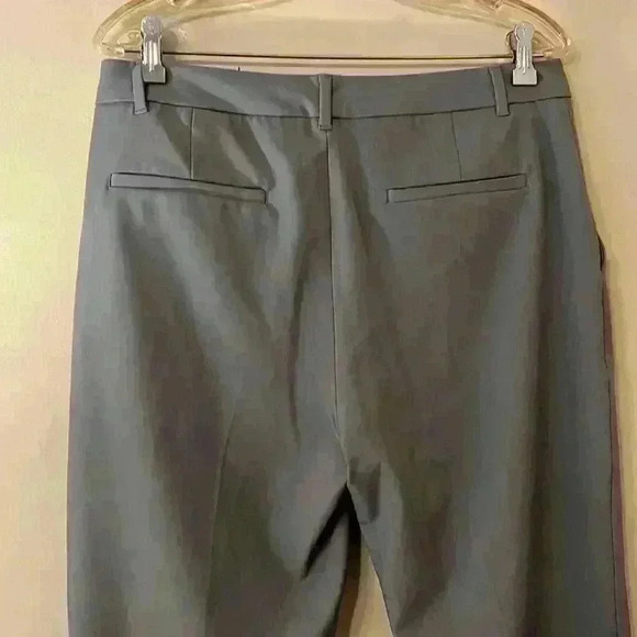 Banana Republic SCULPTED BOOTCUT PANT Stretch Size 12 P Grey - Picture 7 of 12